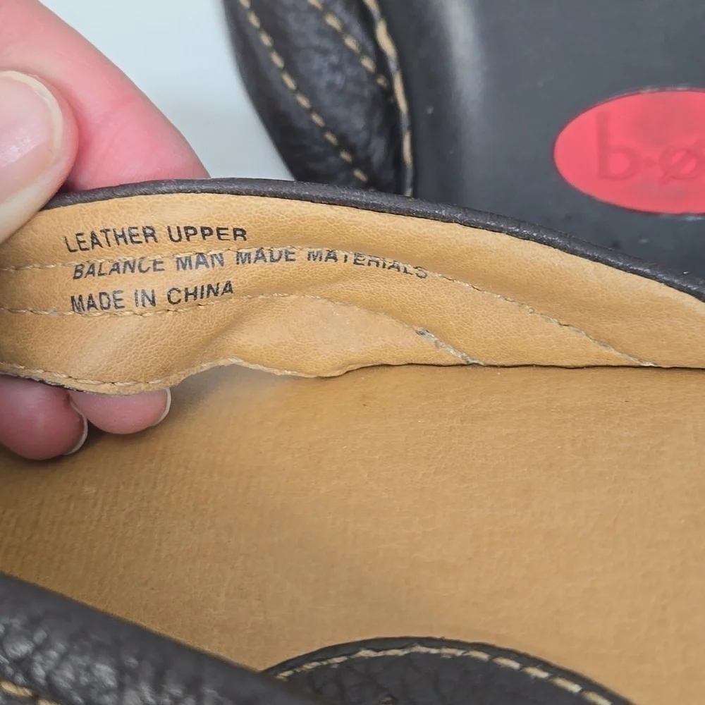 BOC Born Concepts Leather Flip Flops